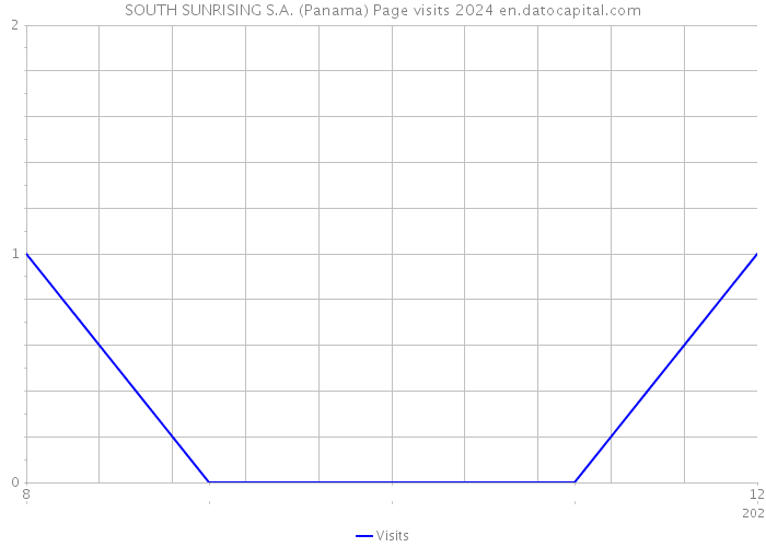 SOUTH SUNRISING S.A. (Panama) Page visits 2024 