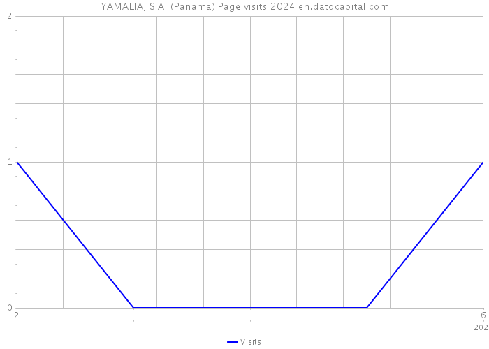 YAMALIA, S.A. (Panama) Page visits 2024 