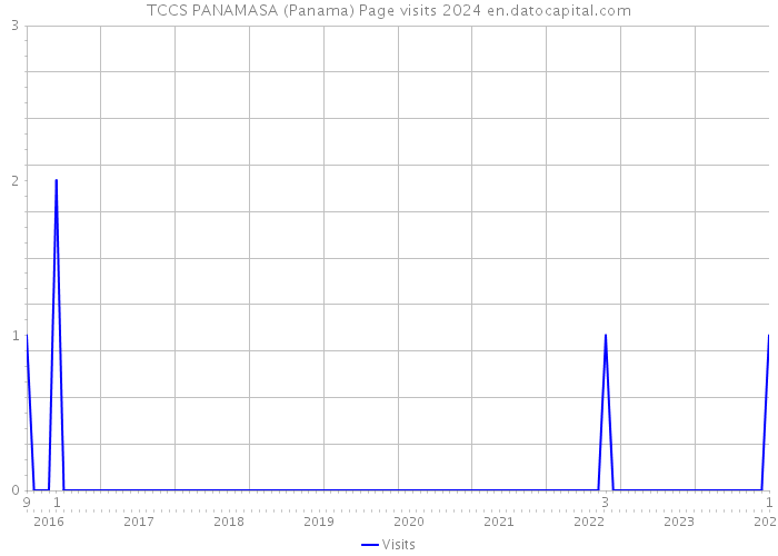 TCCS PANAMASA (Panama) Page visits 2024 