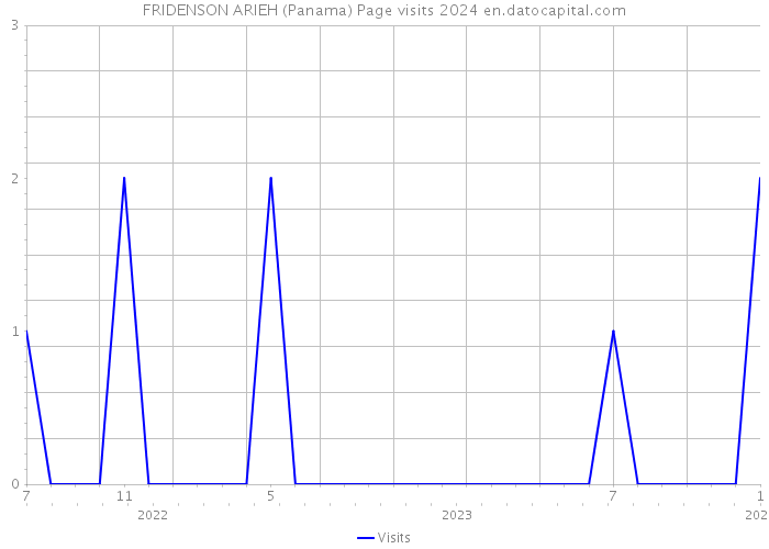 FRIDENSON ARIEH (Panama) Page visits 2024 