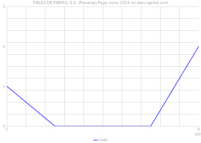 FIELDS DE FIERRO, S.A. (Panama) Page visits 2024 