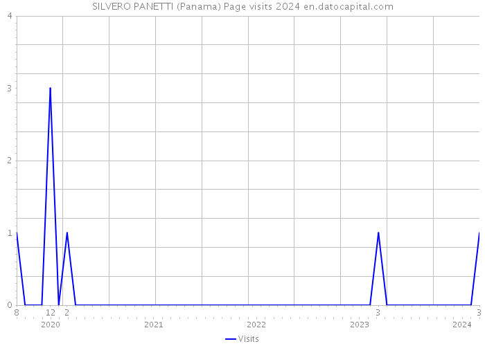 SILVERO PANETTI (Panama) Page visits 2024 