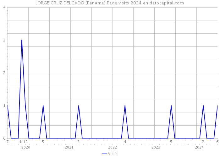 JORGE CRUZ DELGADO (Panama) Page visits 2024 