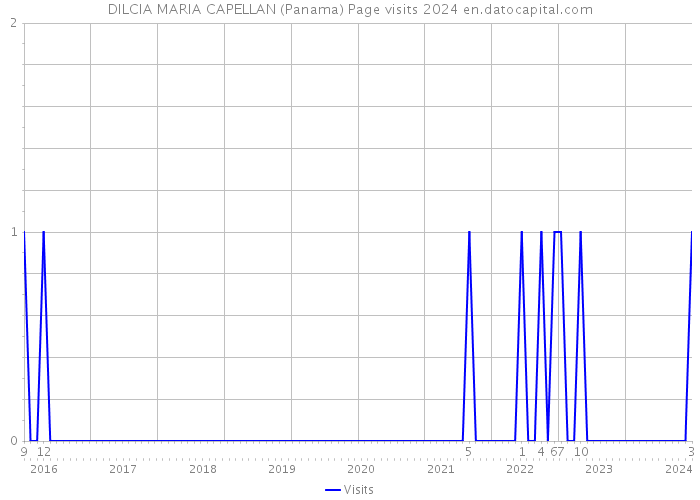 DILCIA MARIA CAPELLAN (Panama) Page visits 2024 