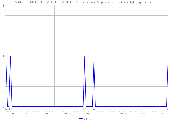 MANUEL ANTONIO MONTES MONTERO (Panama) Page visits 2024 