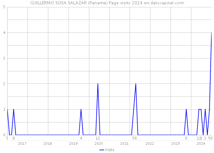GUILLERMO SOSA SALAZAR (Panama) Page visits 2024 