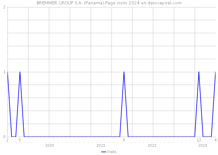 BREMMER GROUP S.A. (Panama) Page visits 2024 