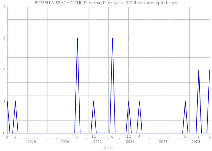 FIORELLA BRAGAGNINI (Panama) Page visits 2024 