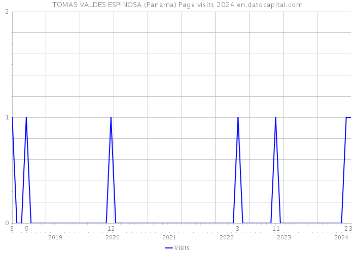 TOMAS VALDES ESPINOSA (Panama) Page visits 2024 