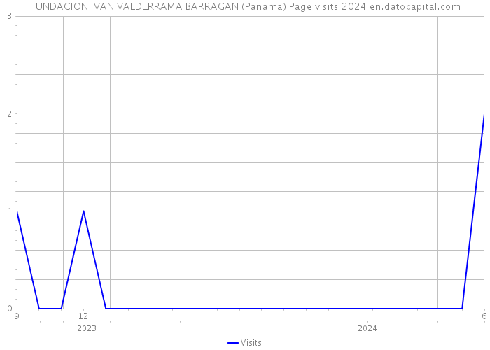 FUNDACION IVAN VALDERRAMA BARRAGAN (Panama) Page visits 2024 