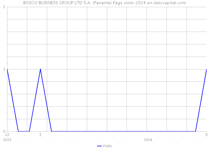BOSCO BUSINESS GROUP LTD S.A. (Panama) Page visits 2024 