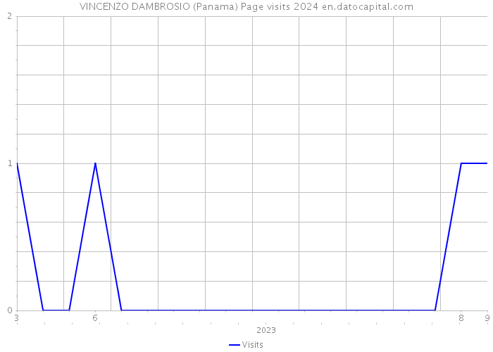 VINCENZO DAMBROSIO (Panama) Page visits 2024 