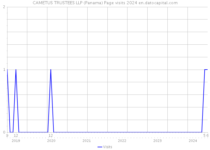 CAMETUS TRUSTEES LLP (Panama) Page visits 2024 