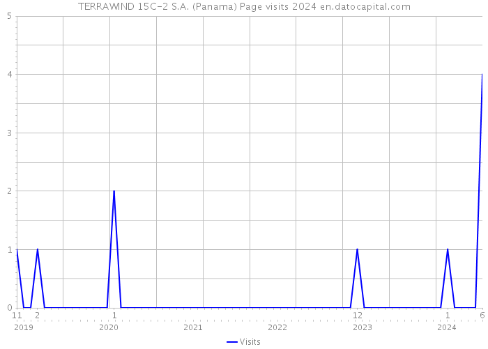TERRAWIND 15C-2 S.A. (Panama) Page visits 2024 