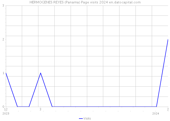 HERMOGENES REYES (Panama) Page visits 2024 