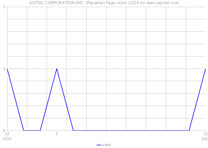 AVITAL CORPORATION INC. (Panama) Page visits 2024 