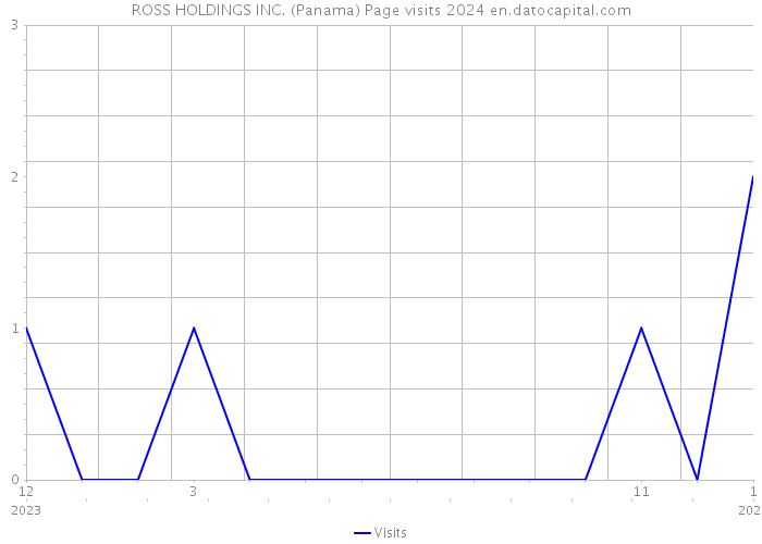 ROSS HOLDINGS INC. (Panama) Page visits 2024 