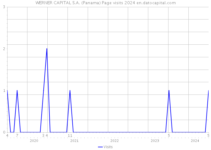 WERNER CAPITAL S.A. (Panama) Page visits 2024 