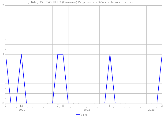 JUAN JOSE CASTILLO (Panama) Page visits 2024 