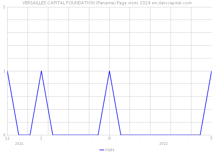 VERSAILLES CAPITAL FOUNDATION (Panama) Page visits 2024 