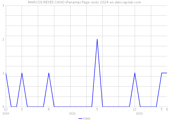 MARCOS REYES CANO (Panama) Page visits 2024 