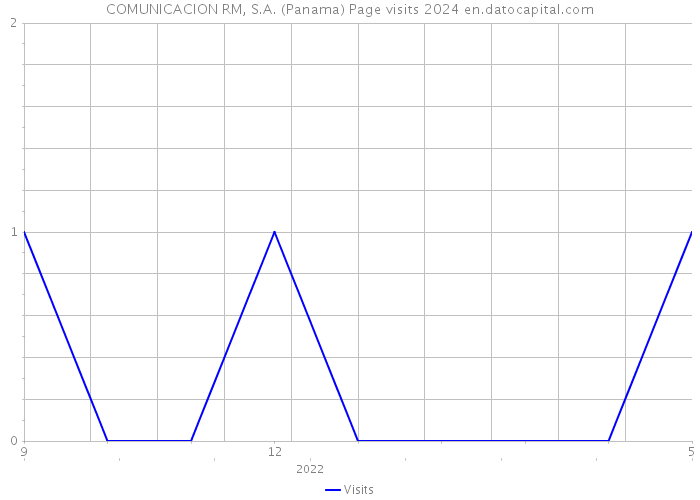 COMUNICACION RM, S.A. (Panama) Page visits 2024 