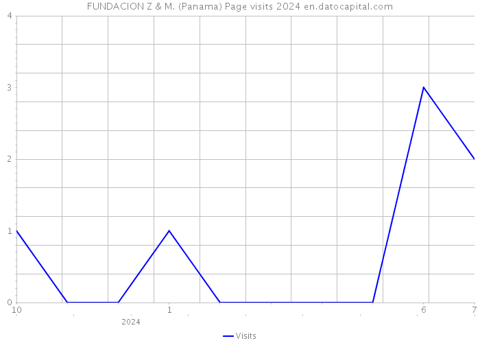 FUNDACION Z & M. (Panama) Page visits 2024 