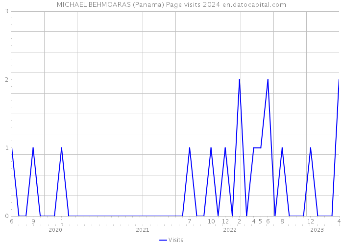 MICHAEL BEHMOARAS (Panama) Page visits 2024 
