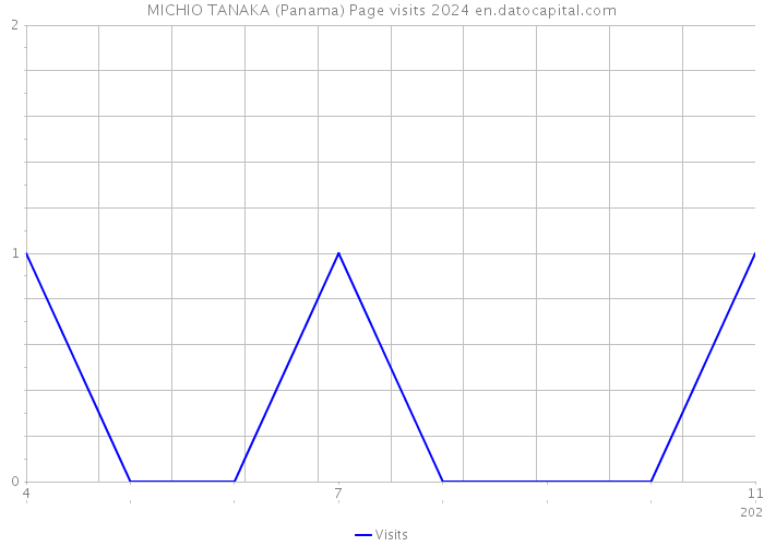 MICHIO TANAKA (Panama) Page visits 2024 