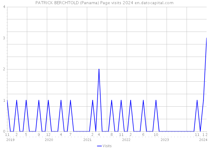 PATRICK BERCHTOLD (Panama) Page visits 2024 