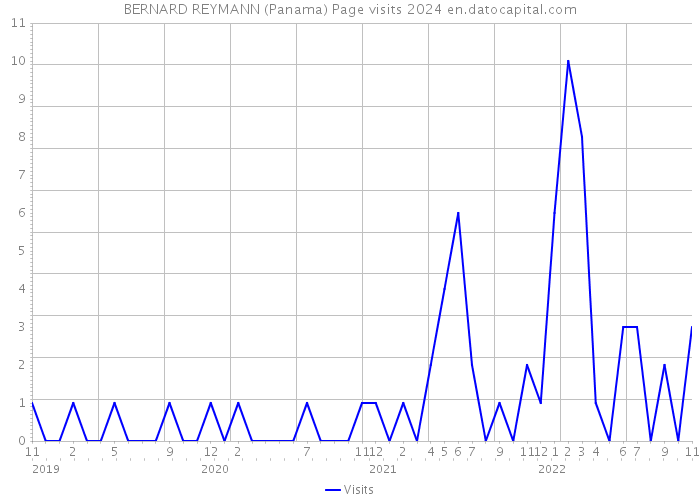 BERNARD REYMANN (Panama) Page visits 2024 