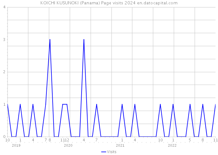 KOICHI KUSUNOKI (Panama) Page visits 2024 