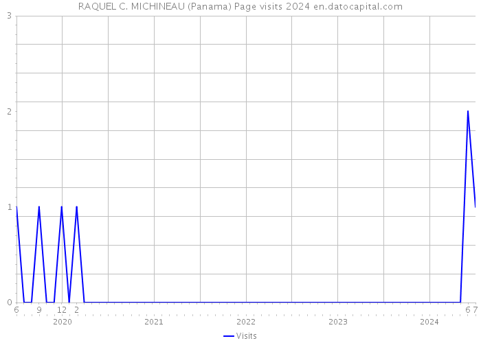 RAQUEL C. MICHINEAU (Panama) Page visits 2024 