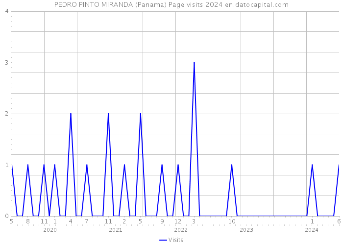 PEDRO PINTO MIRANDA (Panama) Page visits 2024 