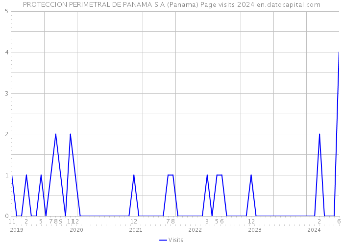 PROTECCION PERIMETRAL DE PANAMA S.A (Panama) Page visits 2024 