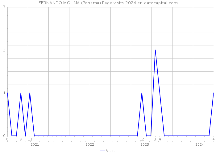 FERNANDO MOLINA (Panama) Page visits 2024 