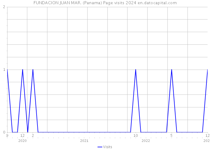 FUNDACION JUAN MAR. (Panama) Page visits 2024 