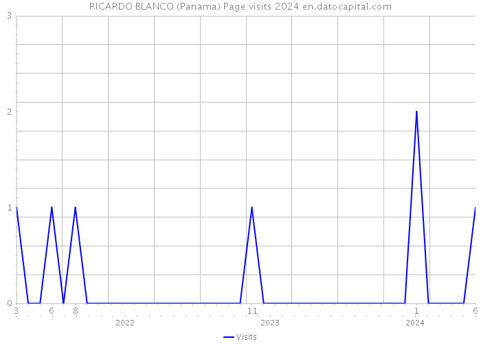 RICARDO BLANCO (Panama) Page visits 2024 
