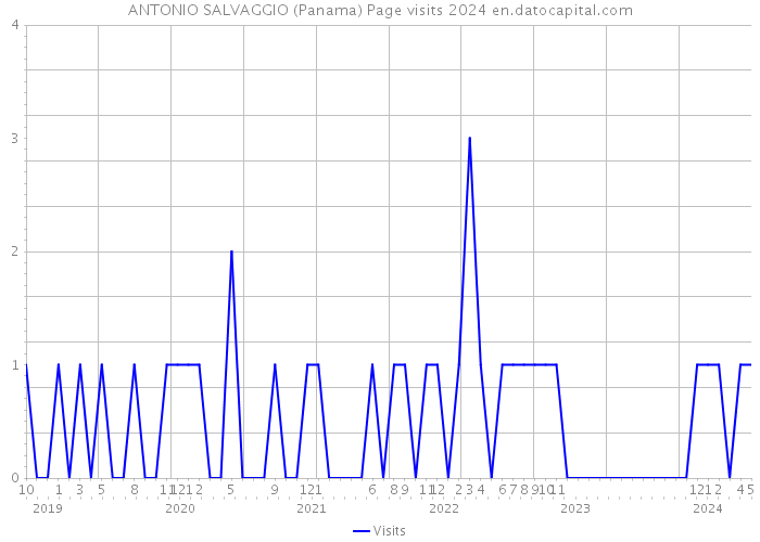 ANTONIO SALVAGGIO (Panama) Page visits 2024 