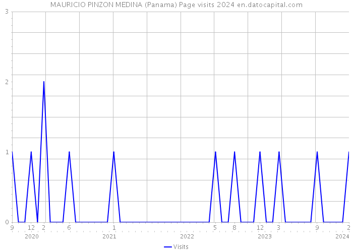 MAURICIO PINZON MEDINA (Panama) Page visits 2024 