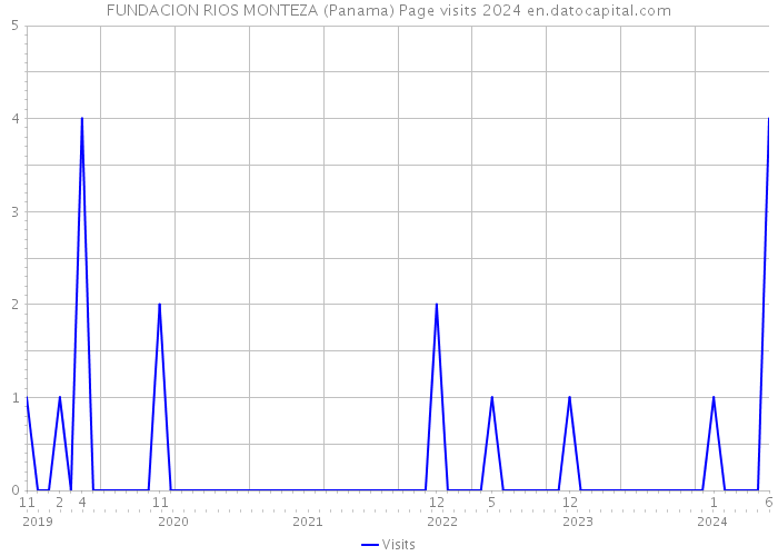 FUNDACION RIOS MONTEZA (Panama) Page visits 2024 