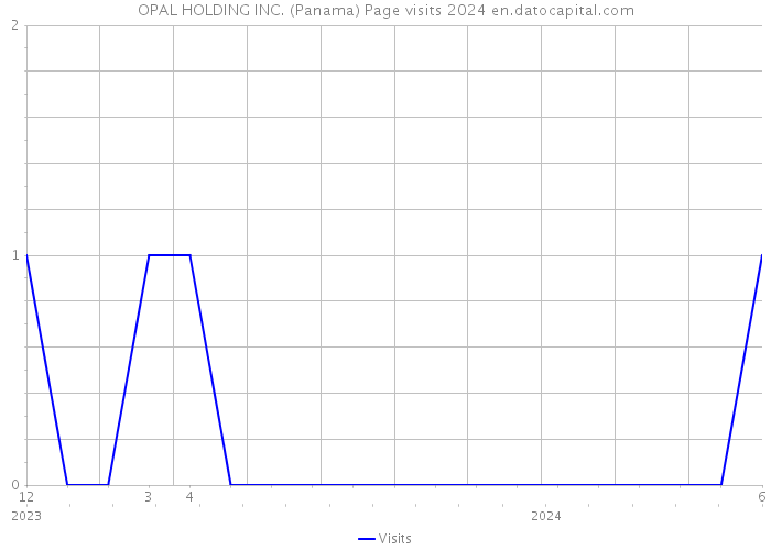 OPAL HOLDING INC. (Panama) Page visits 2024 