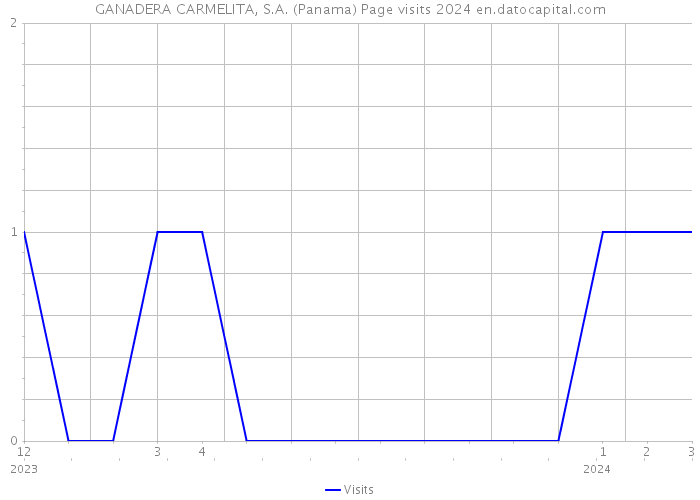 GANADERA CARMELITA, S.A. (Panama) Page visits 2024 