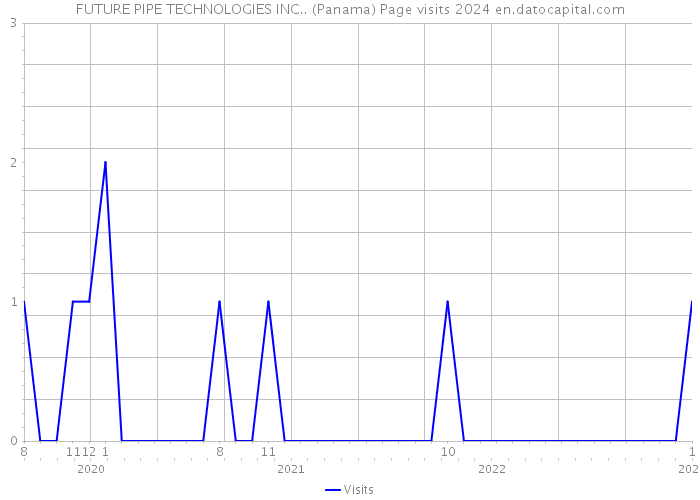 FUTURE PIPE TECHNOLOGIES INC.. (Panama) Page visits 2024 