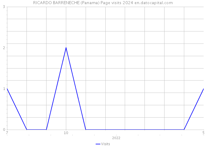RICARDO BARRENECHE (Panama) Page visits 2024 