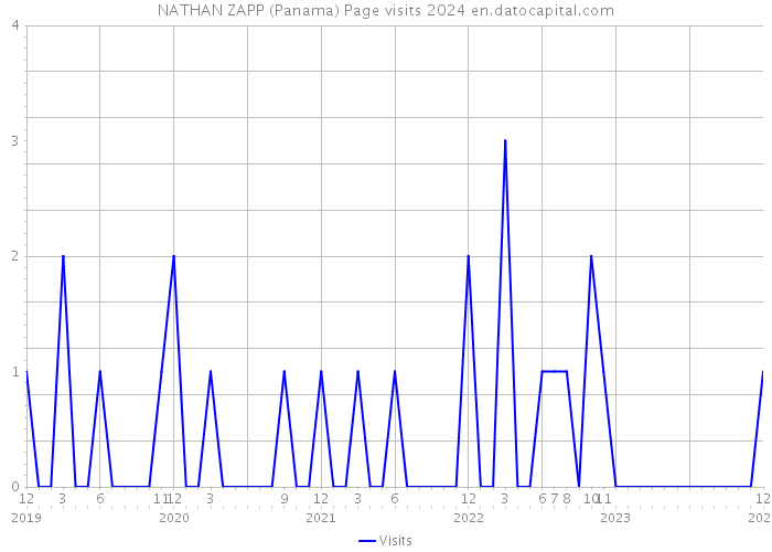 NATHAN ZAPP (Panama) Page visits 2024 