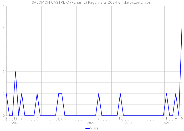SALOMON CASTREJO (Panama) Page visits 2024 