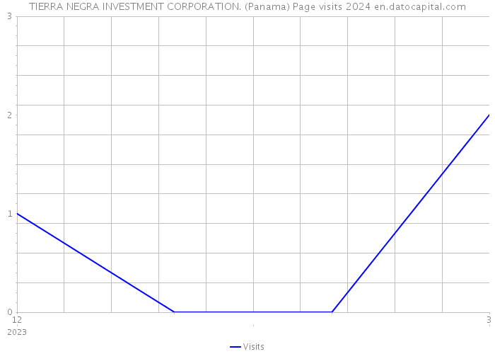 TIERRA NEGRA INVESTMENT CORPORATION. (Panama) Page visits 2024 