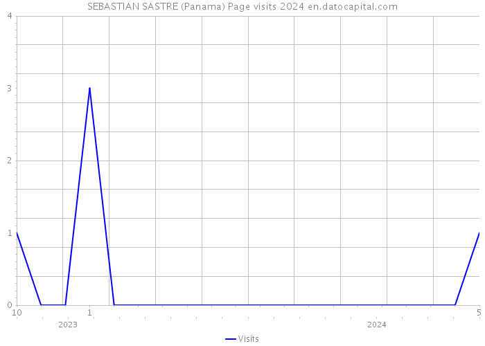 SEBASTIAN SASTRE (Panama) Page visits 2024 