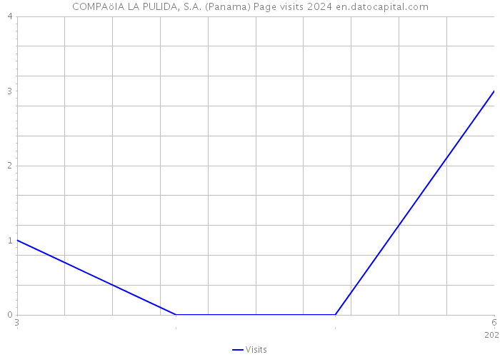 COMPAöIA LA PULIDA, S.A. (Panama) Page visits 2024 